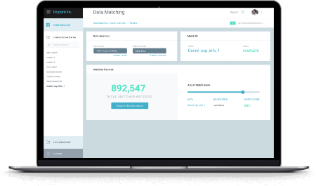 Data Matching on computer screen